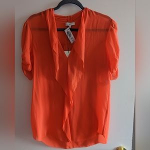 Aritzia Babaton Tinsley Blouse Lave M NWT